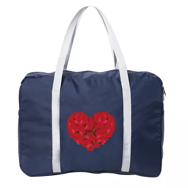 Сумки для багажа, дорожная сумка, вместительные модные сумки для выходных, сумка Boston, дорожная сумка для переноски, серия с принтом Love