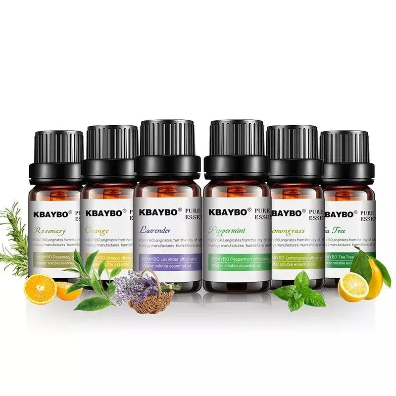 Óleo Essencial de Aromaterapia, 100% Puro, Natural, Aroma, Difusor Unilateral, Ambientador, 10ml