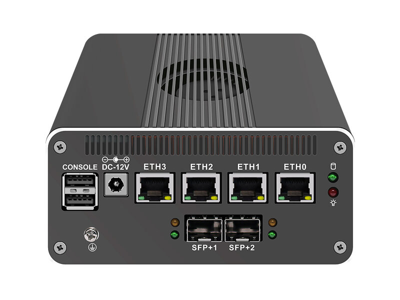 Soft Router para Mini PC, Firewall Appliance, Intel i3-N305, N100, 4x, i226-V, DDR5, NVMe, Servidor Proxmox, 12th Gen, 2*10G, SFP, Mini PC