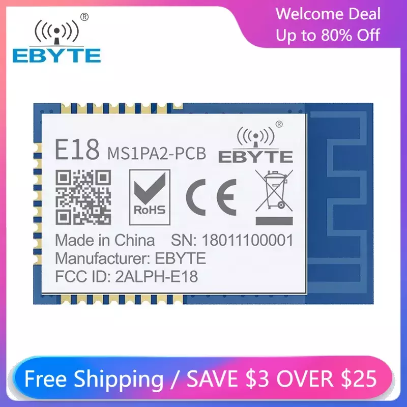E18-MS1PA2-PCB Zigbee IO CC2530 PA 2,4 Ghz 100mW PCB Antenne IoT Uhf Wireless Transceiver Sender und Empfänger RF Modul