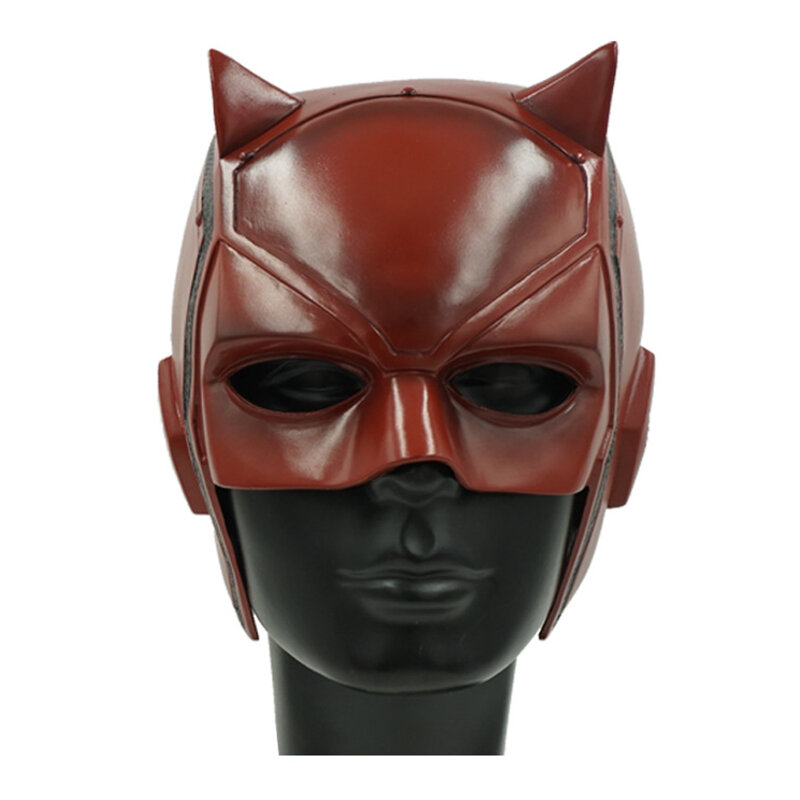Topeng Cosplay Daredevil helm polos, pesta Halloween, helm Cosplay untuk anak-anak dan dewasa