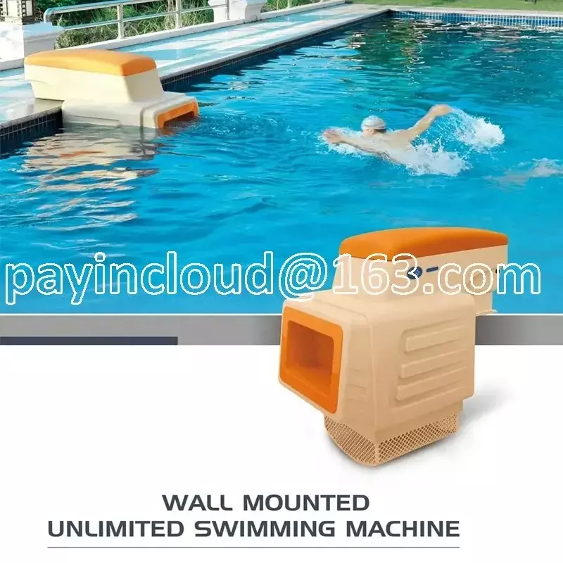 Sistema de dispositivo contra-corrente da máquina da onda da piscina