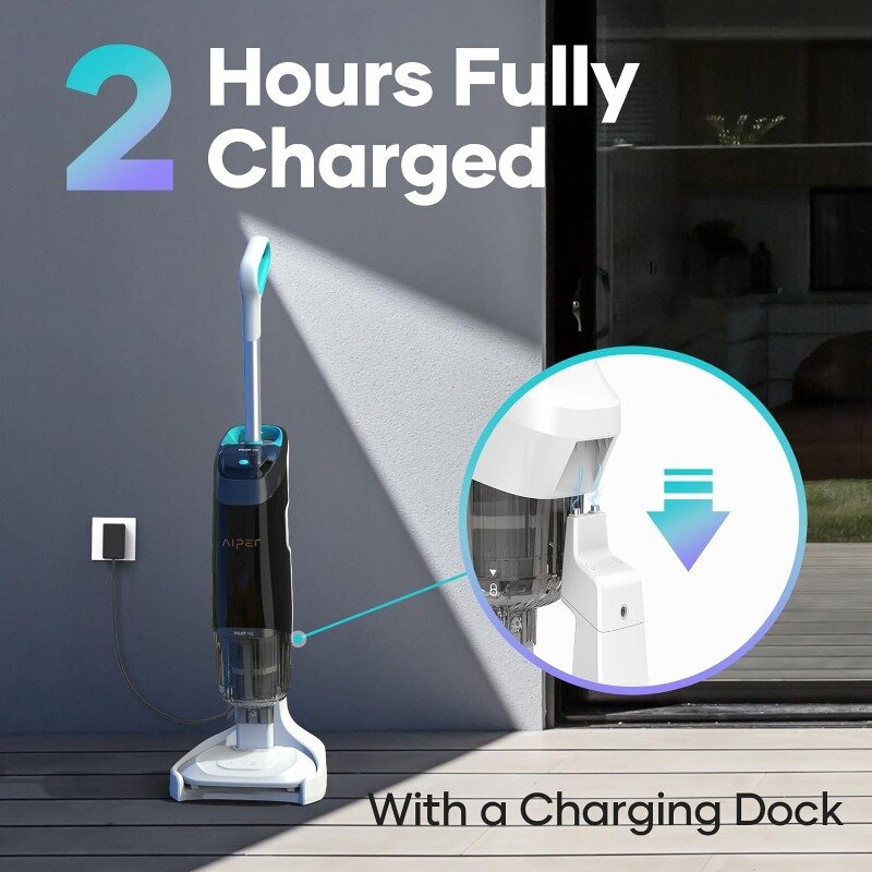 (2024 Upgrade) AIPER Cordless Pool Vacuum, Handheld Rechargeable Swimming Pool Cleaner, 70 Min Battery Life