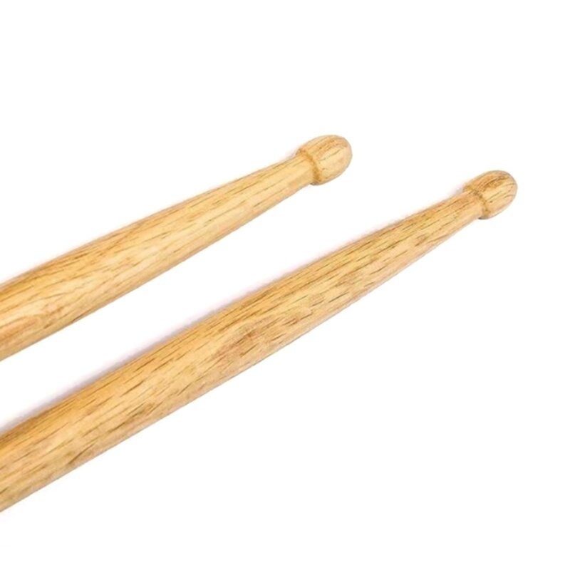 1 пара 5A/7A барабанные палочки, удобная ручка, барабанные палочки, противоскользящие дубовые палочки с деревянным наконечником