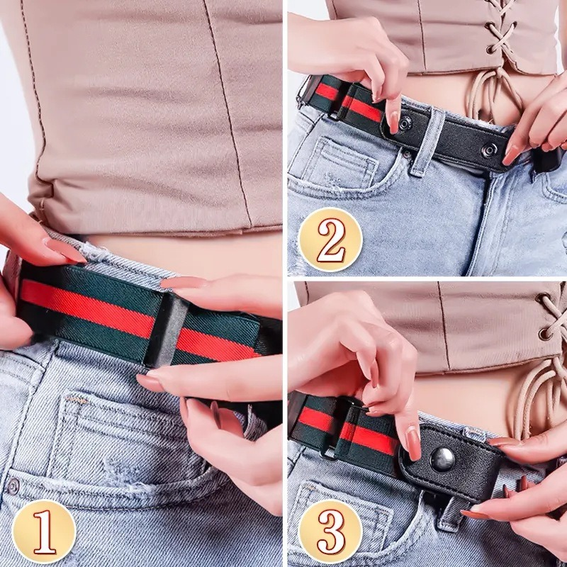 Invisible Belt Without Buckle Elastic Belts For Women Stretch Men Jeans cintos extensible Kids Boys girls cinturon mujer magic