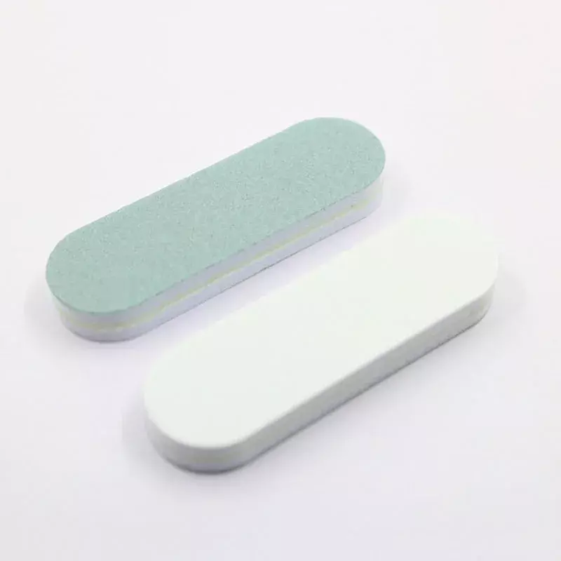 10 pçs mini arquivos de unhas esponja colorida lixa de unha lima buffer bloco pedicure e manicure unhas ferramentas kit uñas