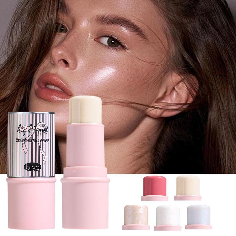 Shimmer Water Light Highlighter Stick Blush Stick Make Cosmetics Colors Body Contour Illuminator Face Brighten 5 Makeu O8E0