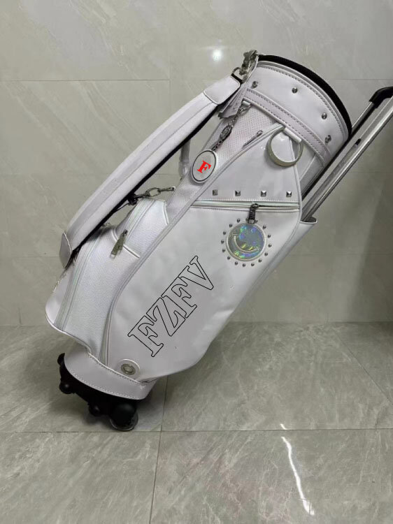 Tas Golf 2024 baru tas klub Golf dengan roda Unisex tas Pulley