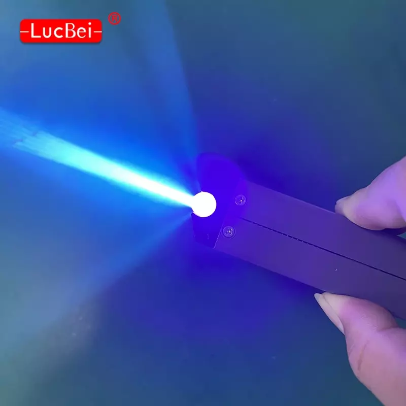 紫外線LEDランプ,365nm uvジェルネイルポリッシュ,ファン冷却,395nm, 75x10mm, 100W