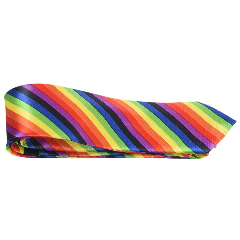 Corbata estrecha delgada informal para hombre, moda Formal, fiesta de boda, 19 (Color arcoíris)