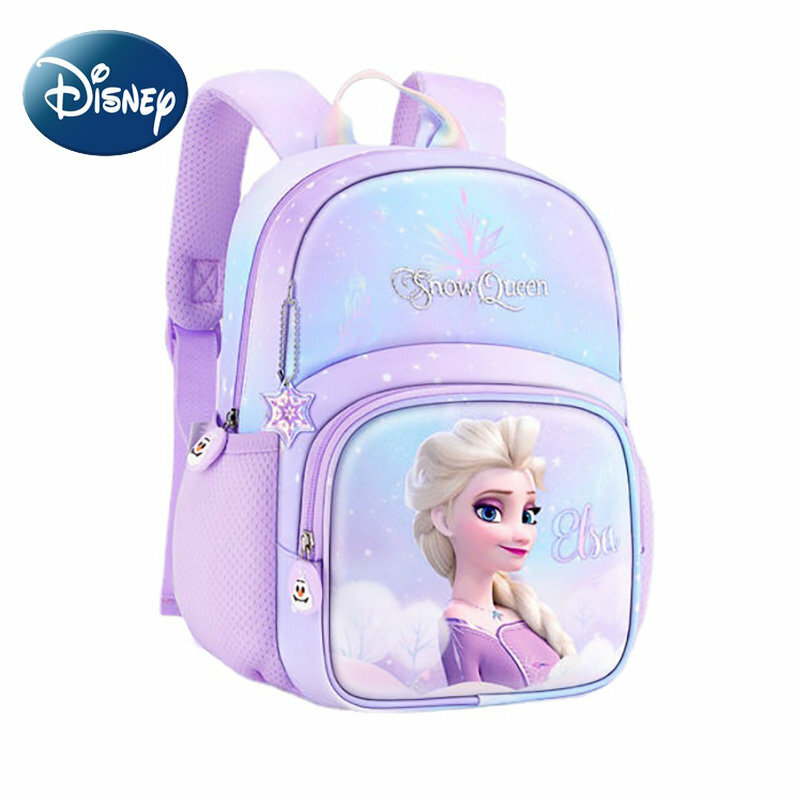 Miniso-Disney Frozen bolsa escolar para meninas, mini mochila antibacteriana bonita, bolsa de livro Elsa Princess, alta qualidade