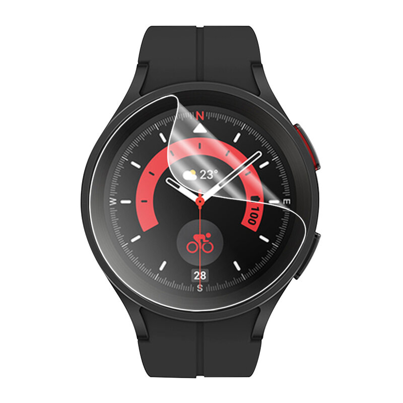 ฟิล์มป้องกันหน้าจอสำหรับ Samsung Galaxy Watch 4 5 6 40/44มม. ฟิล์ม5Pro Watch6 4แบบคลาสสิค42มม. 46มม. ฟิล์มป้องกันรอยขีดข่วนแบบนิ่ม