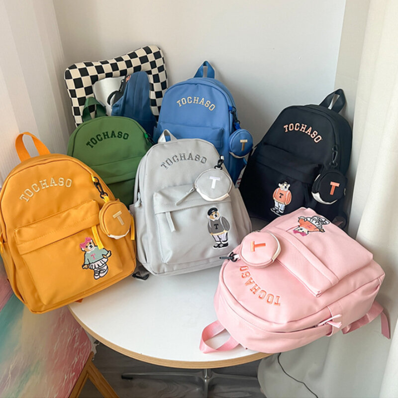 Kids Backpack Toddler Backpack Solid School Bags Mother Kids Bags for Girl Cartoon Backpacks Travel Bags Mochila Infantil Bolsas