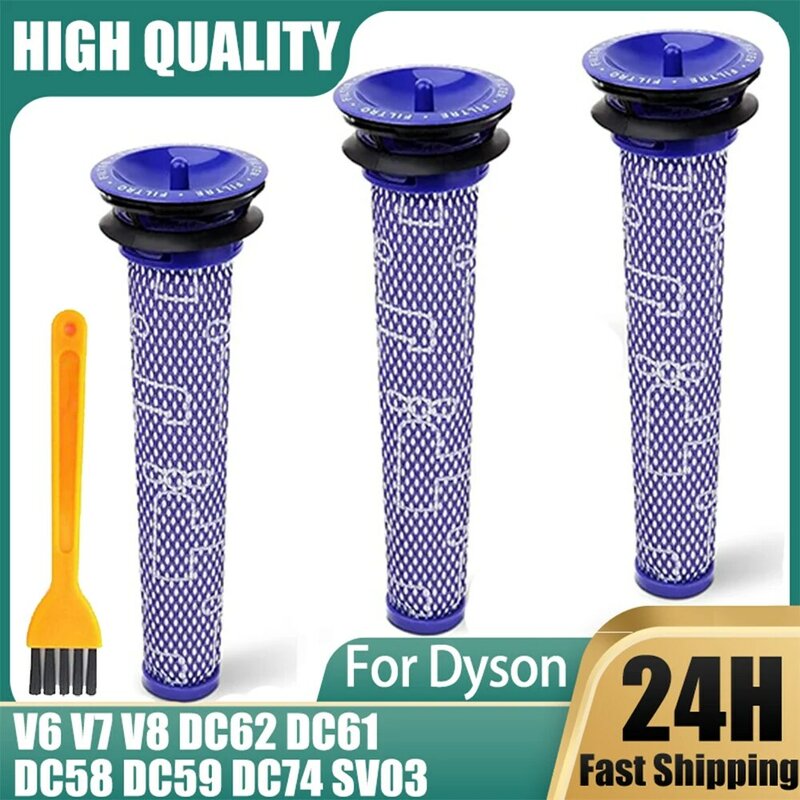 Hepa Filter Voor Dyson V6 V7 V8 Dc62 Dc61 Dc58 Dc59 Dc74 Sv03 Vervangt Wasbare Hepa Filter Draadloze Stofzuiger Onderdelen
