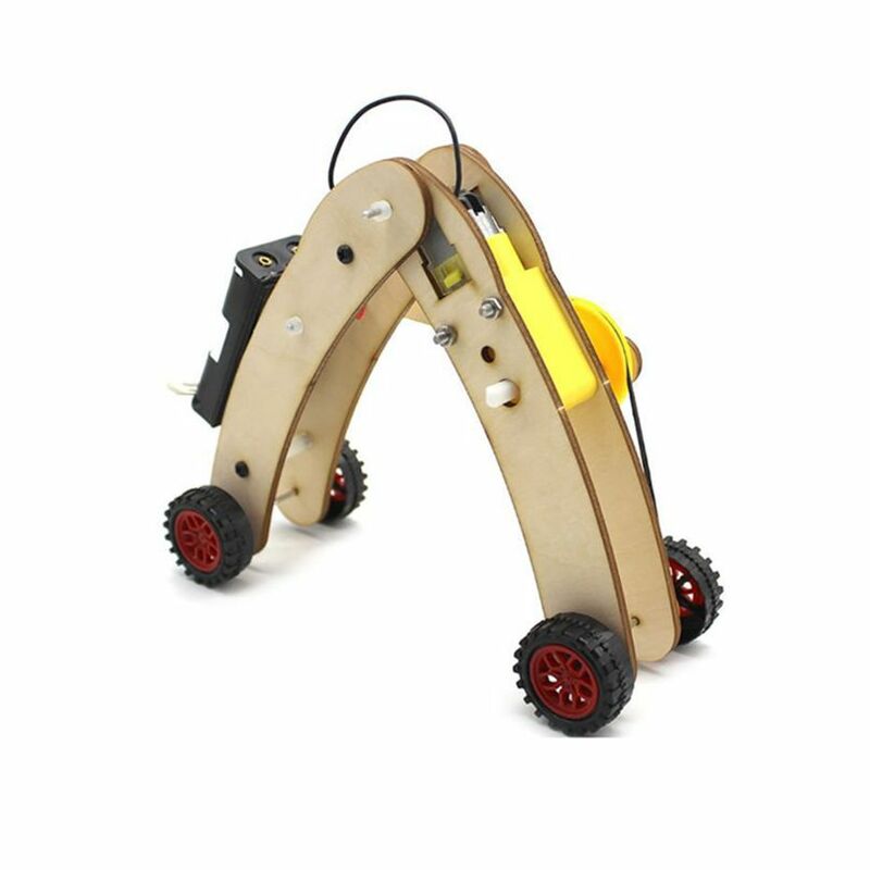 FEICHAO DIY Roboter Kit Holz Spielzeug Für Kinder Kinder Spielzeug Geschenk Student Reptilien Wissenschaft Projekt Experimentelle Kit