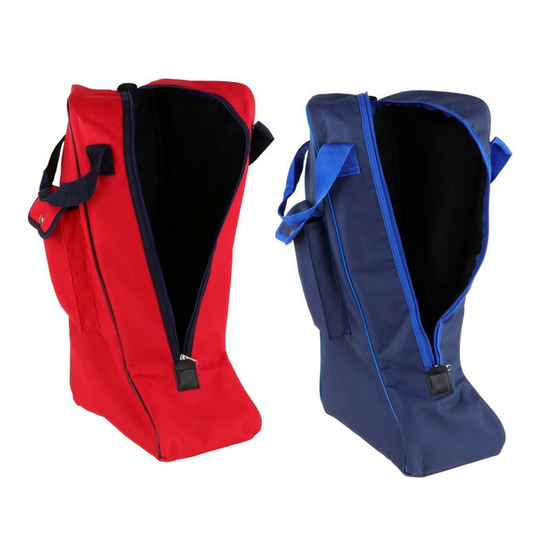 Portable Knight Boot Bag with Top Handle Side Pocket Versatile Waterproof Zipper Closure for Rock Climbing Shoes Storage Bag