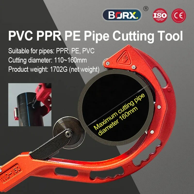 Freies Verschiffen PPR Rohr Cutter 14-65mm/50-120mm Dual-zweck Scissor für Composite rohr PE Kunststoff Hot Melt PVC Rohr Cutter Klinge