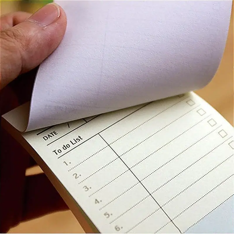 Proste kratki listonmemo Kawaii kartki samoprzylepne naklejki z indeksem notebooka Kawaii zakładki czas szecule notatniki materiały biurowe