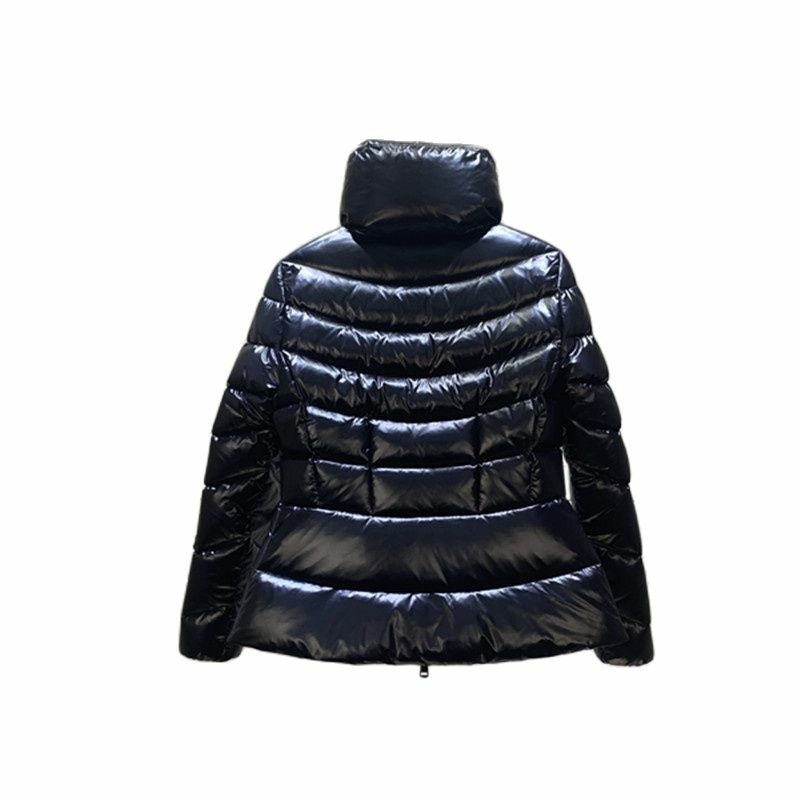Jaqueta de gola de stand feminino, jaqueta monocromática, roupa quente, alta qualidade, nova, NO.3, inverno
