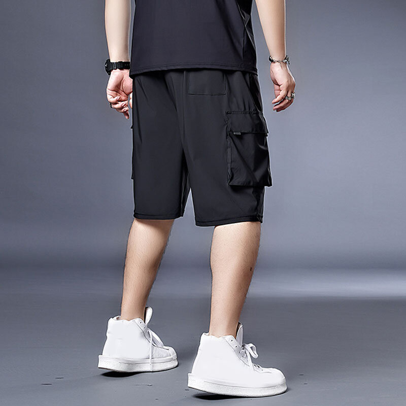 140KG Summer Oversize Shorts 5XL 6XL Thin Style Elastic Waist Loose Shorts