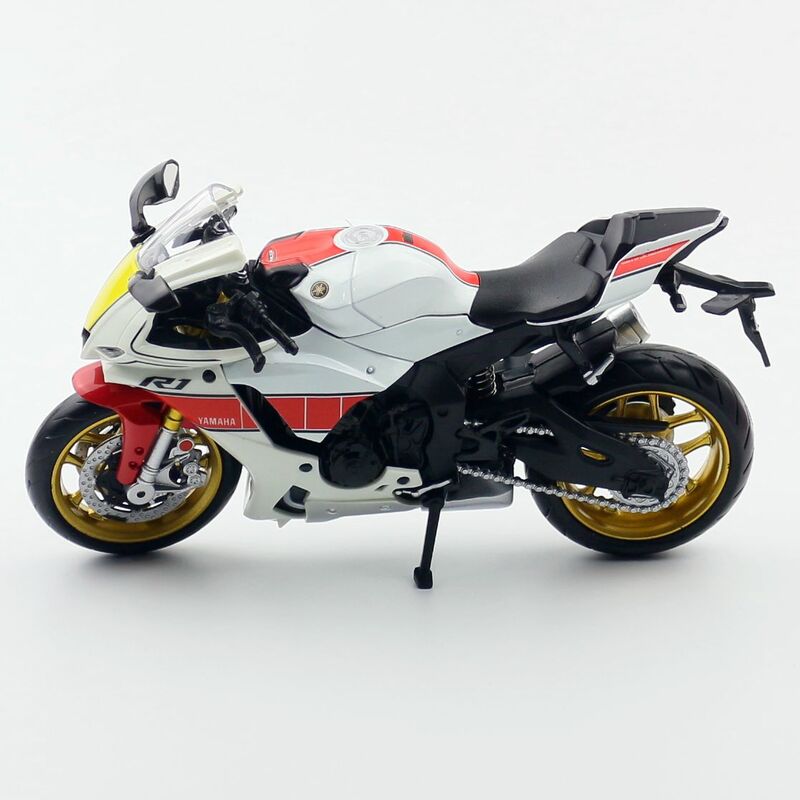 1/12 YAMAHA YZF-R1M motocicletta giocattolo RMZ City Diecast modello in metallo 1:12 Racing Super Sport collezione in miniatura regalo per ragazzo bambino