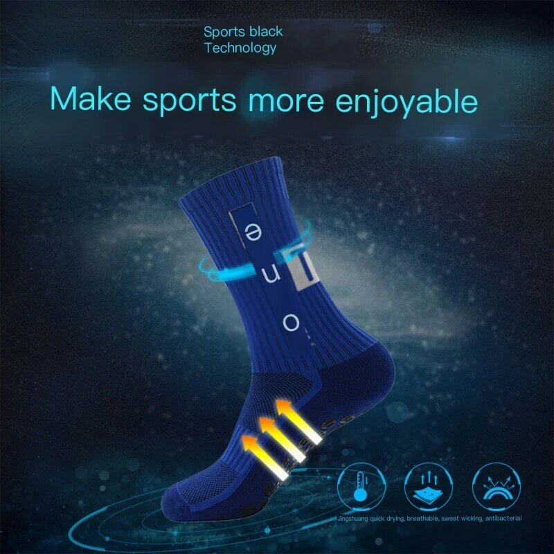 Мужские спортивные носки, футбольные носки, противоскользящие чулки, нескользящие баскетбольные носки