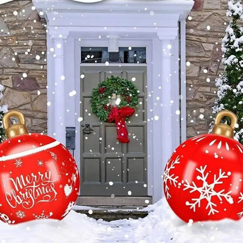 装飾的なボール,空気,クリスマスパーティー,室内装飾用のPVC装飾ボール,24インチ
