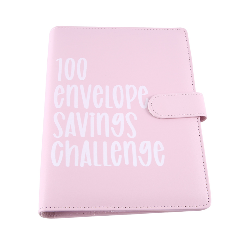 Livro de planejamento orçamentário com Envelopes, Challenge Binder, maneira simples e interessante de economizar, 100 Envelopes, 5.050