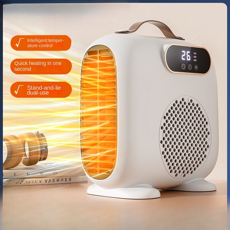 Nuovo riscaldatore elettrico per uso domestico piccoli riscaldatori a risparmio energetico da tavolo riscaldatori elettrici portatili a portata di mano ventilatori di riscaldamento