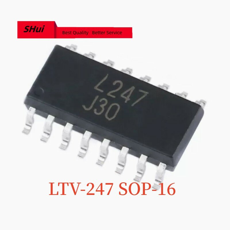 10PCS~50PCS LTV-247 L247 SOP-16 Transistor output photoelectric coupler chip