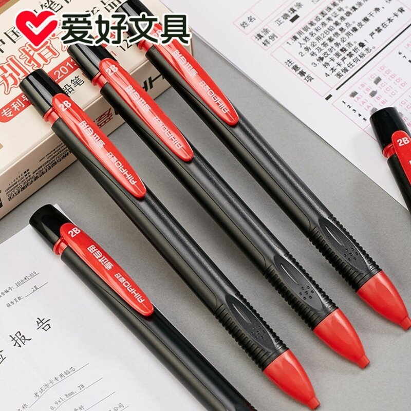 2B Pencil Set for Students Holder Exam Mechanical Refills Exam Stationary Sets