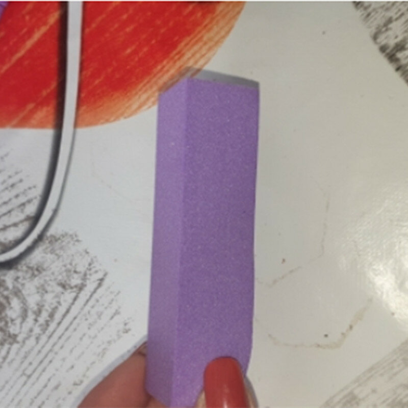 Hot Sale Purple 23*23mm Buffer Buffing Lixar Arte Nail Files Bloco Acrílico Nail Art Dicas Manicure Ferramentas Nail Buffer Block