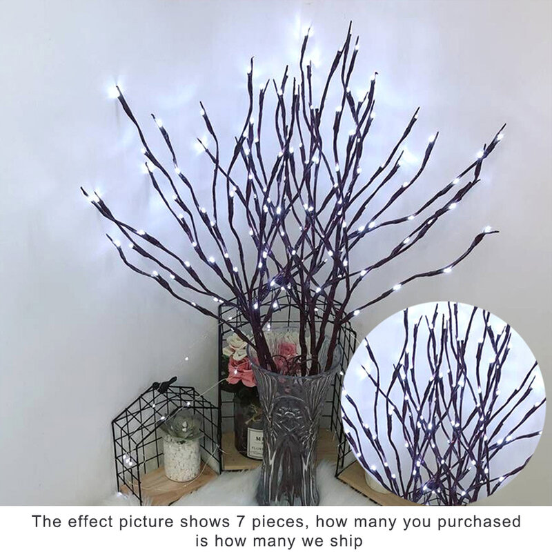 Tree Branch 20 LED Light Lamp String New Year Decoration Indoor Outdoor
