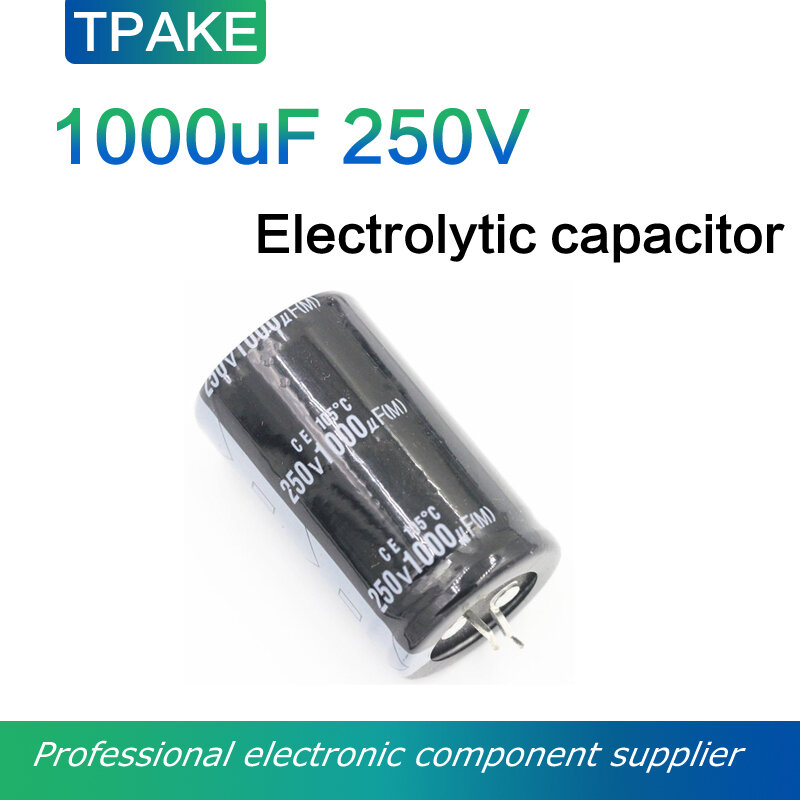 Pressão nos capacitores eletrolíticos de alumínio, 250V1000uF 1000MFD 250VDC, 30x40mm