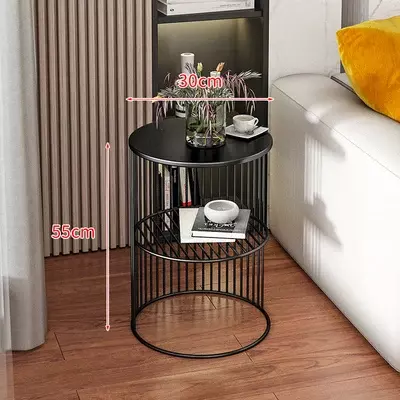 Hochwertige nordische kleine Marmor Couch tisch Seiten ecke Wohnzimmer runde Tee tische einfache moderne Nachttisch möbel