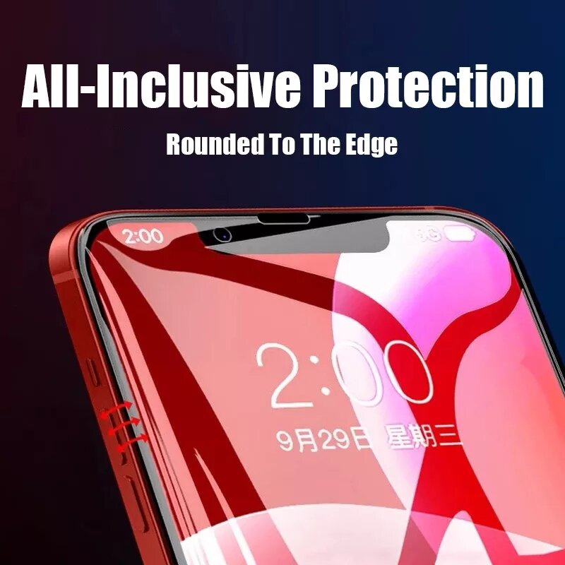 1-4Pcs Full Cover Back Hydrogel Film For iPhone 7 8 6 Plus X XR XS MAX Screen Protectors For iPhone 11 12 13 Pro Max Not Glass