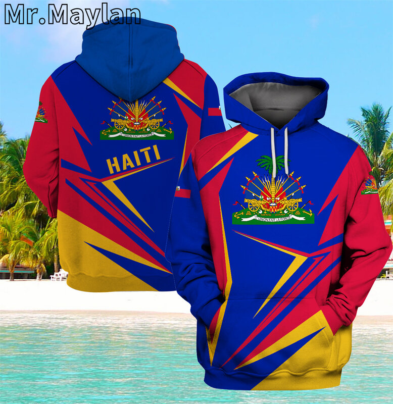HAITI COAT OF ARMS FLAG DASHIKI Style 3D Jacket Men/women Hoodie Unisex Casual Streetwear Sweatshirts Pullover Sudadera Hombre-7