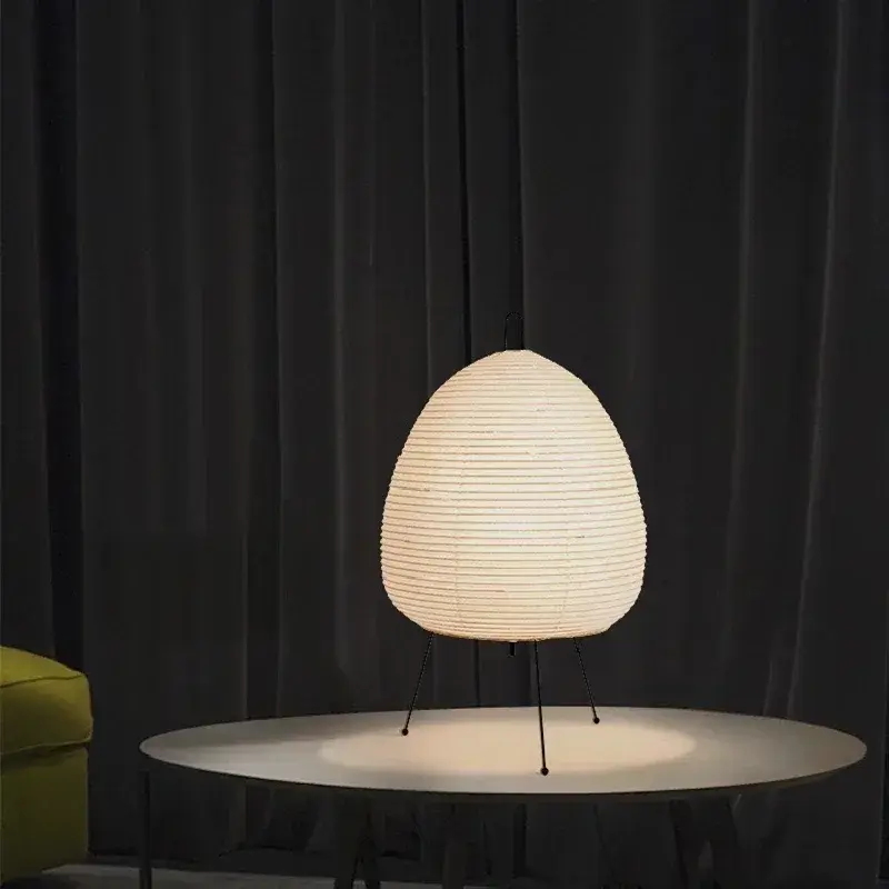 Japońska latarnia z papieru ryżowego Lampa stołowa Led Salon Sypialnia Lampka nocna Studium Hotel Homestay Sztuka Kreatywny wystrój Lampa podłogowa na statywie