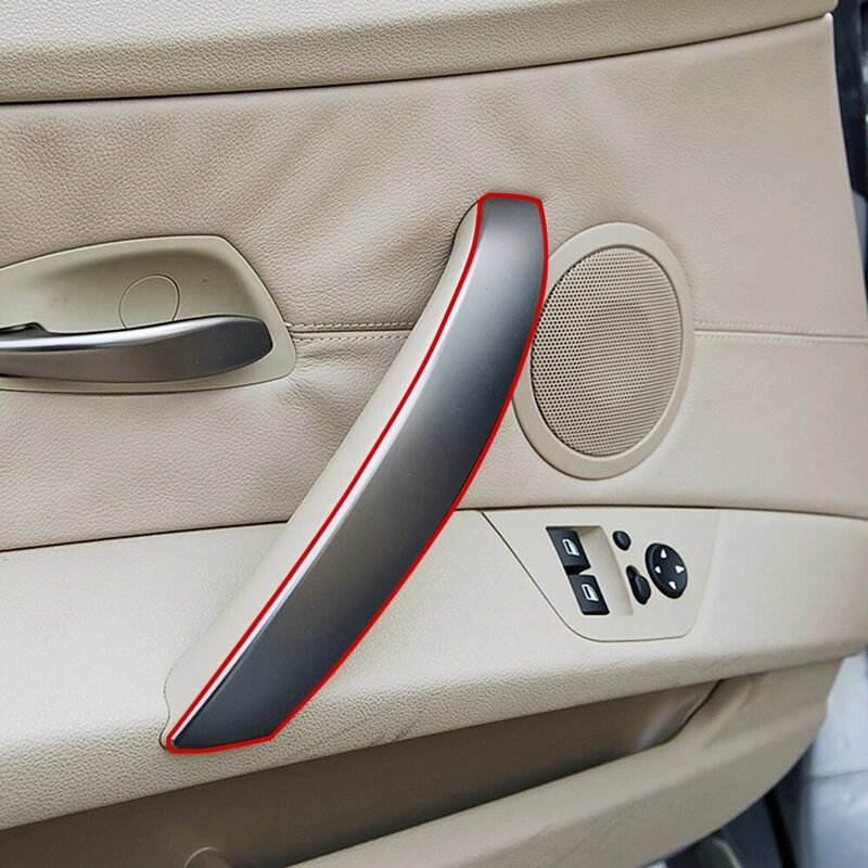 Reemplazo de la cubierta de la manija de la puerta Interior izquierda y derecha para BMW, accesorios de coche, LHD, RHD, Z4, E85, E86, 2002-2008