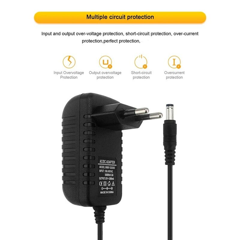 Hot Voor Banaan Pi BPI-R3 Ontwikkeling Board Power Adapter 24W Dc 12V 2a Voeding