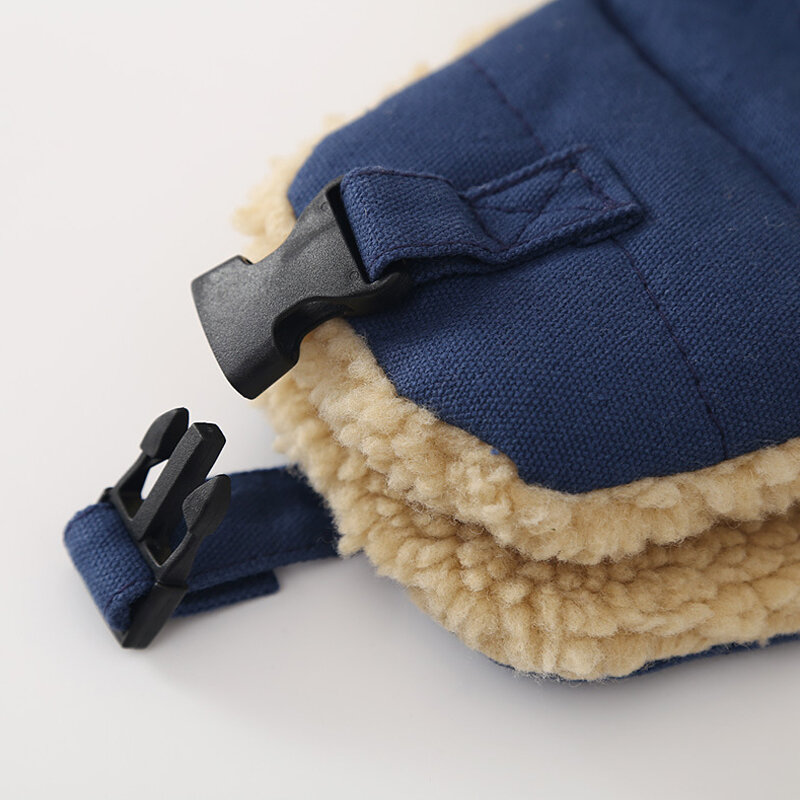Winter Thick Warm Ear Protection Hats Bomber Hat Unisex Men Women Solid Earlfap Windproof Beanie Cap With Fleece