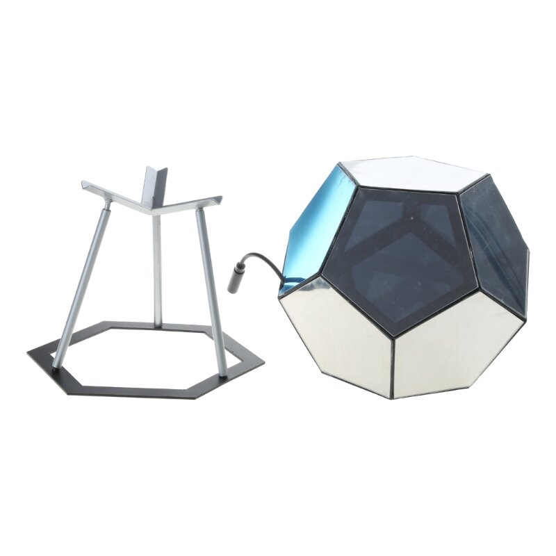 Luz geométrica colorida para jogos dodecaedro para decoração quarto lâmpada carregamento USB