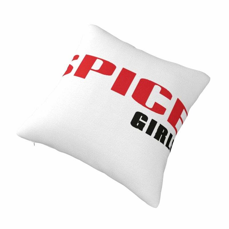 Spice_logo正方形の枕カバー、枕をスロー