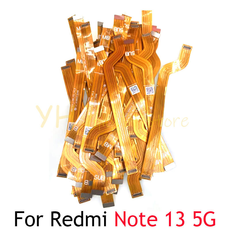 موصل اللوحة الرئيسية للوحة الأم ، أجزاء إصلاح الكابلات المرنة LCD ، Xiaomi Redmi Note 13 Pro Plus ، 10 ock