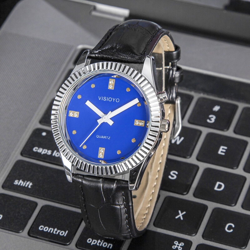 English Talking Watch with Alarm, Speaking Date and Time, Blue Dial TESBL-30