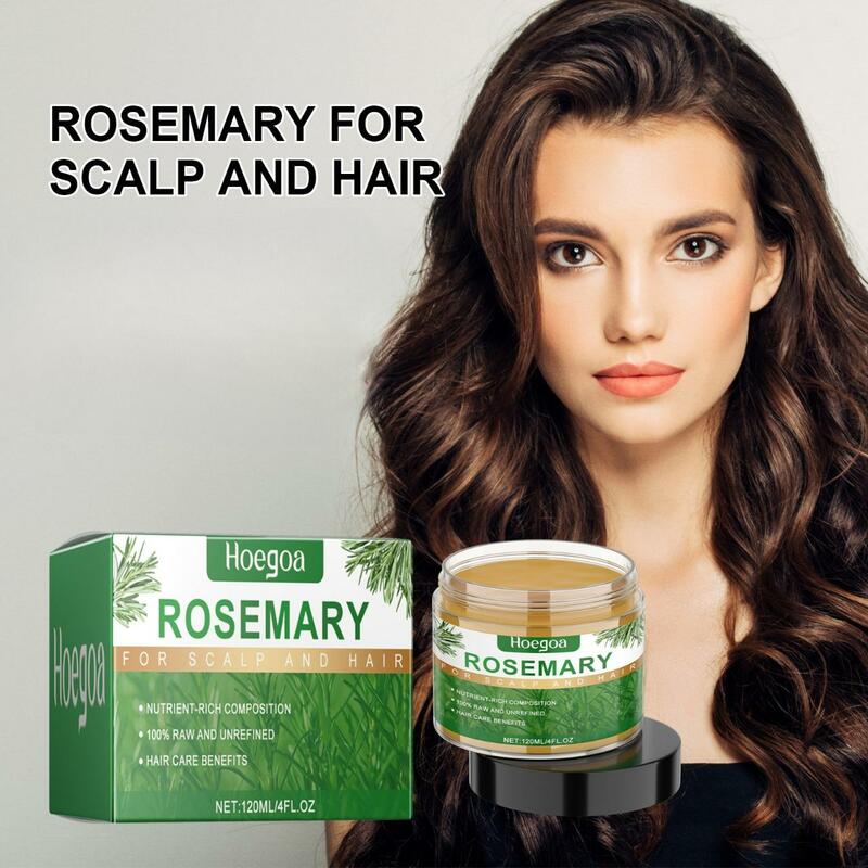 Rosemary-óleo essencial para reparação capilar, cabelo seco e molhado, cuidado suave e natural do cabelo, 120ml