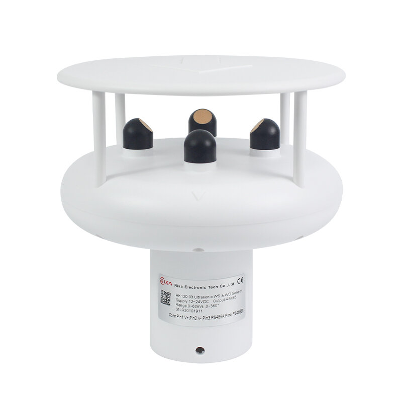 Rika RK120-03 Sensor Anemometer ultrasonik, Sensor profesional biaya rendah untuk pengukuran angin