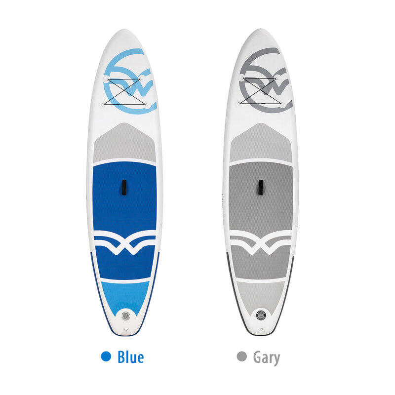 Aufblasbares Stand-Up-Paddle-Board rutsch fest für alle Fähigkeiten Surfbrett mit Luftpumpe Trage tasche Leine Steh boot