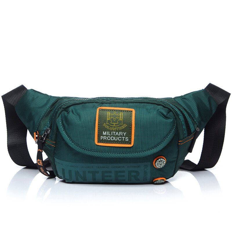 High Quality Waterproof Oxford Men Belt Bag Fanny Pack Fashion Trends Military Travel Mini Sling Chest Hip Bum Waist Bag New