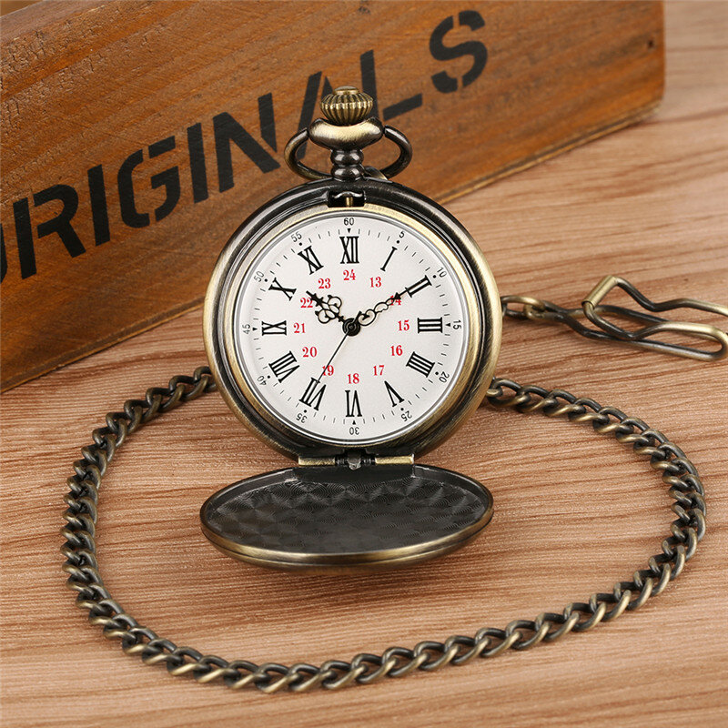 To My Son I Love You Forever Men Boy Watches Analog Quartz Pocket Watch Pendant Chain Roman Numeral Display Present to Kids